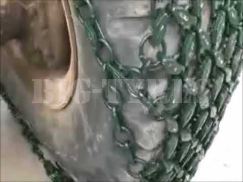 Видео: Шинозащитные цепи