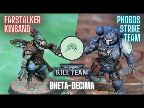 Видео: PHOBOS MINERS против KROOT FARSTALKERS на BHETA-DECIMA [Отчёт о битве Kill Team]