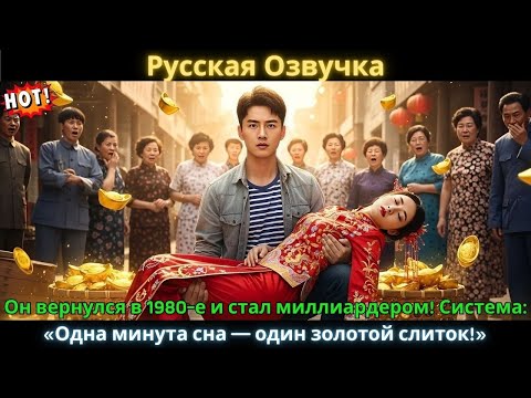 Видео: Он вернулся в 1980-е и стал миллиардером! Система «Одна минута сна — один золотой слиток!» #drama