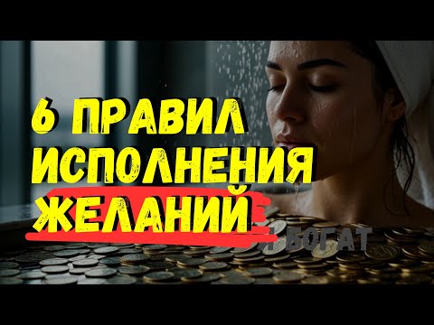Видео: Как запустить процесс исполнения желаний во Вселенной | 6 правил