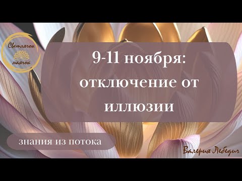 Видео: 9 - 11 ноября: отключение от иллюзии  | Увидим мир по-новому!  #пробуждение #силасознания