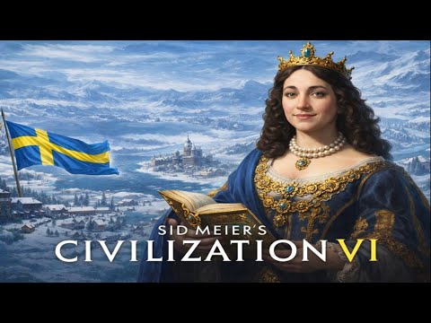 Видео: Sid Meier's Civilization VI Кристина (Швеция) #1 Разбираемся со счетчиком эпохи