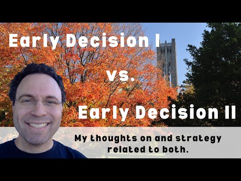 Видео: Раннее решение I против раннего решения II