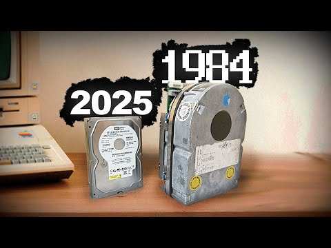 Видео: Монстр из 80-х — Жёсткий Диск Quantum Q540