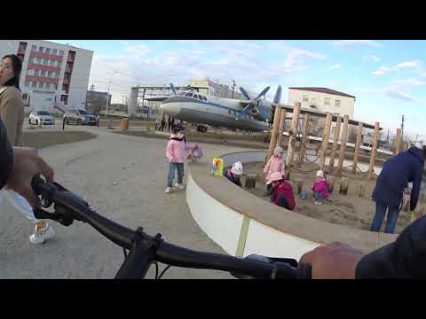 Видео: 10 мая 2021. По Якутску на велике  мкр Порт (8км без склеек)