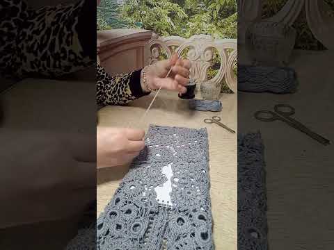 Видео: Ирландское кружево🧶, сборка💎 рукава жакета.🧥