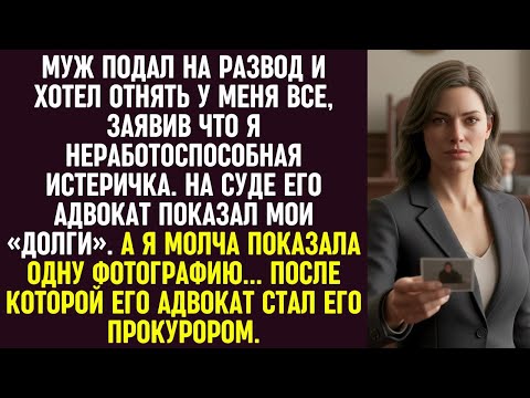 Видео: Муж хотел отнять всё, назвав истеричкой. В суде я показала фото. Его адвокат стал его прокурором.