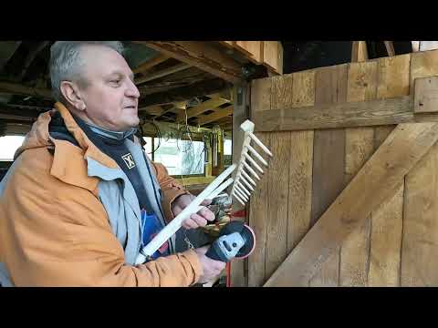 Видео: Making a Wooden Rake. Деревянные грабли.С днем учителя.