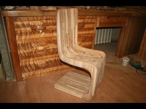 Видео: Необычный деревянный стул, часть 3