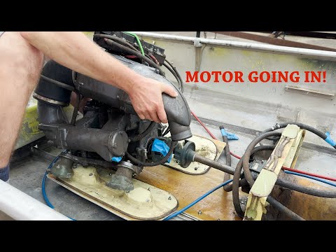 Видео: Сборка JET JON, часть 4 — Установка двигателя и рулевого управления