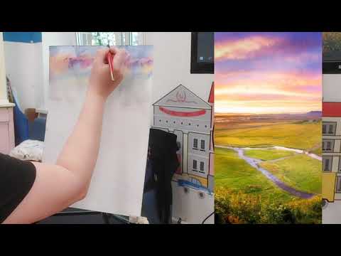 Видео: Открытый мастер-класс в ДЦБ им. Михалкова. 4.08.2022. #Выставка #Картина #Живопись