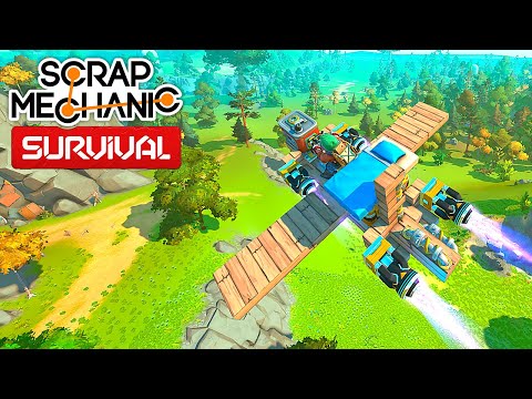 Видео: УЛУЧШЕНИЕ САМОЛЁТА | ВЫЖИВАНИЕ В Scrap Mechanic: Survival #27 |