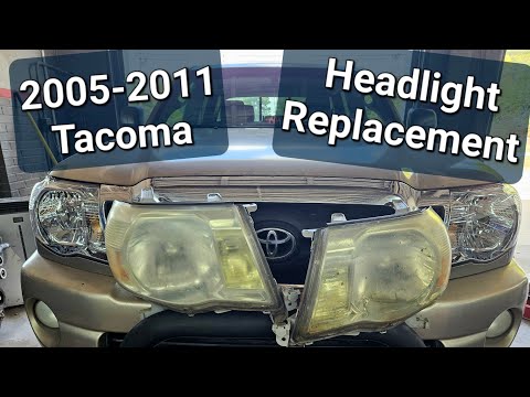 Видео: Как заменить фары на Toyota Tacoma 2005–2011 гг. Замена фар