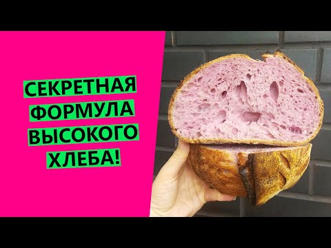 Видео: Секретная😱 формула высокого хлеба! Почему расплывается хлеб перед выпечкой?