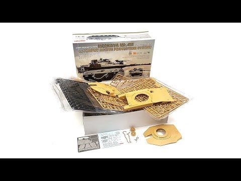 Видео: Танк Меркава с Mk.4M с системой активной защиты Трофи в масштабе 1:35 от компании Meng