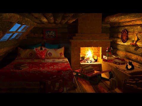 Видео: Звуки мощной метели для сна в зимней избушке - Морозная вьюга, снегопад и завывание ветра