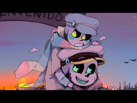 Видео: UnderTale AU || Озвучка комикса || Гот и Паллетт Олимп #2часть