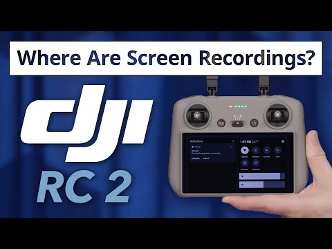 Видео: Запись экрана со звуком — как перенести на SD-карту, Mac, ПК — DJI RC 2 / DJI Mini 4 Pro / Air 3