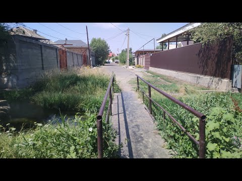 Видео: Тараз(Джамбул) Ул. Узбекская и переулки.