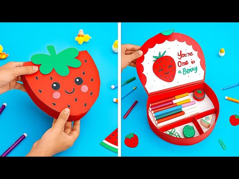Видео: 🎨 МИЛЫЕ ИДЕИ ДЛЯ DIY-КАНЦТОВАРОВ! Идеально для школы, работы и дома 💌💖