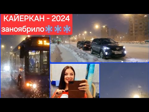 Видео: КАЙЕРКАН заметает снегом, ПРОГУЛКА, бьюти день, кототерапия