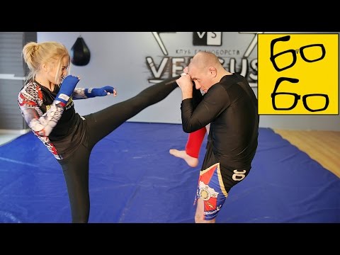 Видео: Как поставить удары ногами без спаррингов? Роллинговая тренировка в муай тай от Владислава Коротких