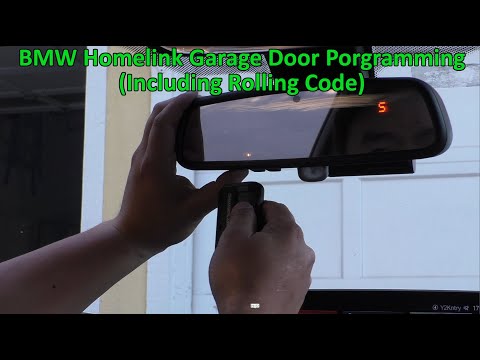 Видео: Программирование гаражных ворот BMW Homelink (включая динамический код)