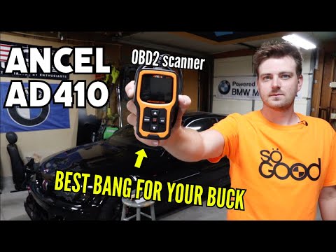 Видео: Простой - удобный - недорогой диагностический сканер ANCEL AD410, обсуждение пользовательского ин...