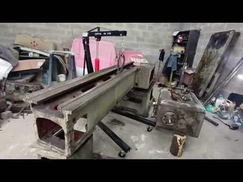 Видео: Ремонт 1К62  2 серия. (Загрузка и выгрузка станины в бус)