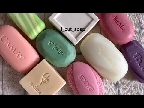 Видео: Asmr cutting dry soap/soap carving/relax video/резка сухого мыла