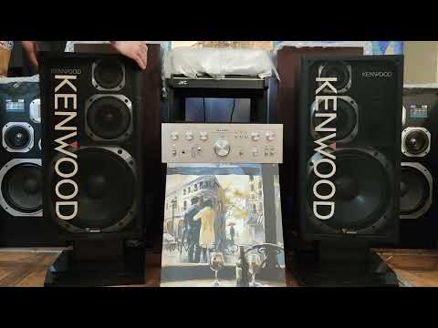 Видео: Усилитель Trio KA-7300 (1975г.в.) и акустика Kenwood LS-990 (1985г.в.)