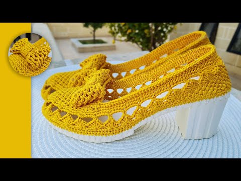 Видео: 💥ТУФЛИ ЗОЛУШКА🔥ВЯЖЕМ МОКАСИНЫ КРЮЧКОМ💝МК ДЛЯ НОВИЧКОВ💥 CROCHET SHOES