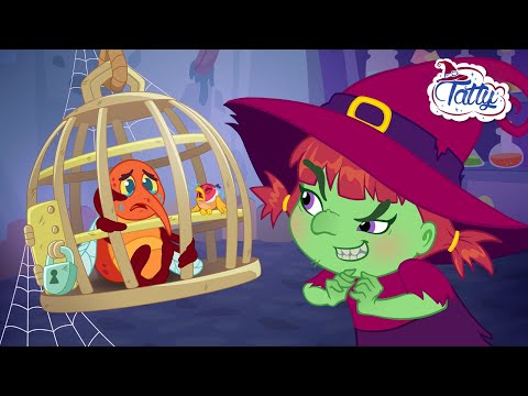 Видео: 😱 Приключението на Татти и Мисифу, които посещават злата вещица | Анимация за деца