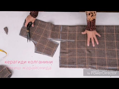 Видео: Клетка матодан куйлак бичиб тикамиз Шьём платье ve sew a dress
