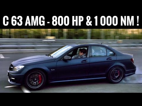 Видео: 800 сил, 1 000 Нм и 320 км/ч - самый быстрый Mercedes-Benz C 63 AMG! Тест-драйв + поломка + дрифт!)