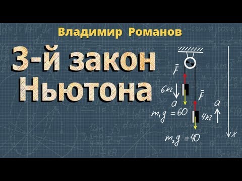 Видео: ТРЕТИЙ ЗАКОН НЬЮТОНА #физика