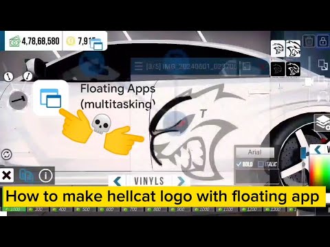 Видео: КАК СДЕЛАТЬ ЛОГОТИП HELLCAT с помощью (плавающего приложения) Design Tutorial Car Parking Multipl...