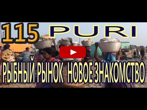 Видео: Рыбный рынок. Новое знакомство. Неожиданная жестокость. Индия Пури India Puri