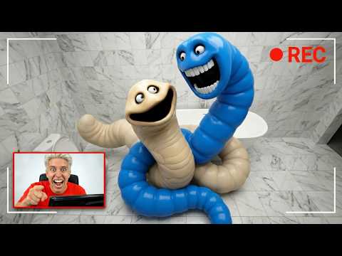 Видео: HUNGRY WORM У МЕНЯ ДОМА в Реальной Жизни!  Скрытые камеры!!!!