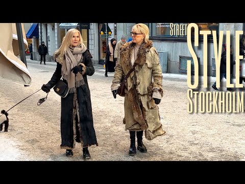 Видео: Снег в Стокгольме при -5°C ❄️| Что носят люди | Уличный стиль