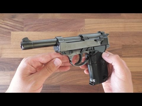 Видео: Обзор страйкбольного пистолета Walther P38 от Maruzen