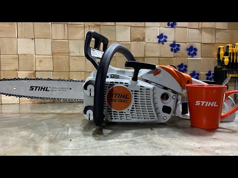 Видео: STIHL MS 194 C-E мечта карвингиста .Первый запуск и пиление.