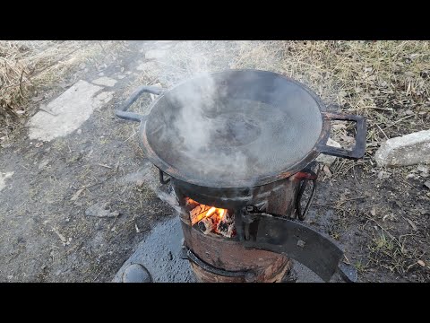 Видео: Как правильно прокалить чугунный сибирский садж. Я в восторге от результата