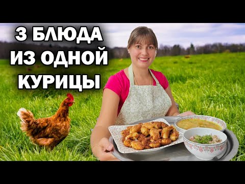 Видео: 3 БЛЮДА ИЗ ОДНОЙ КУРИЦЫ для нашей большой семьи МАМА ГОТОВИТ #рецепты