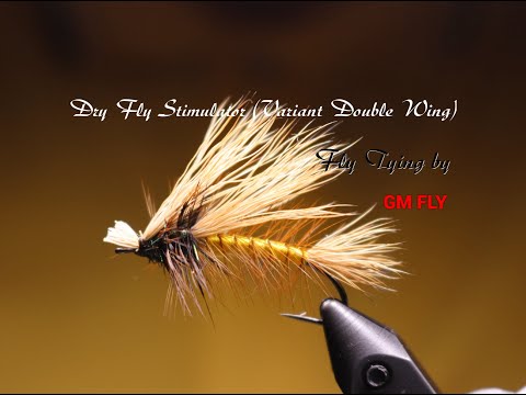 Видео: Сухая Мушка Stimulator (Variant Double Wing) Как связать от GM FLY