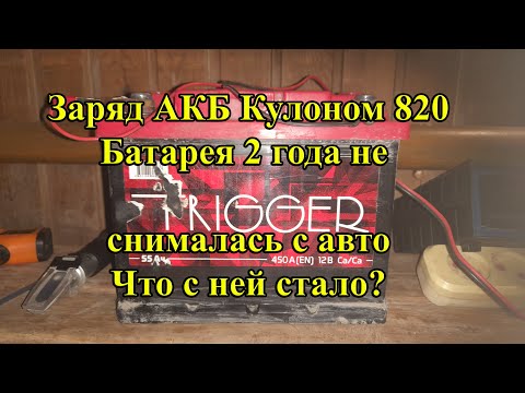 Видео: Проверка и зарядка моего АКБ Триггер