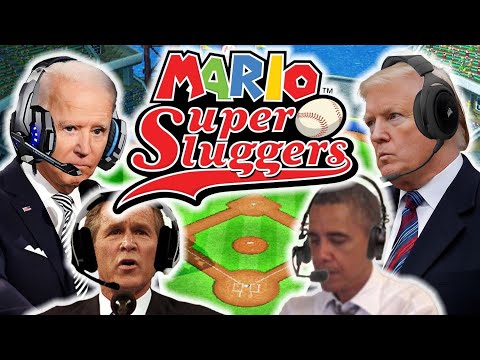 Видео: Президенты США играют в Mario Super Sluggers