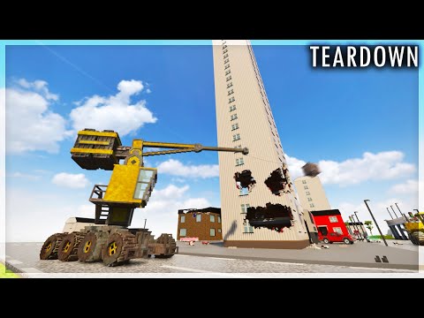 Видео: УРОНИЛ НЕБОСКРЁБ С ПОМОЩЬЮ ШАРОВОГО ТАРАНА! TEARDOWN