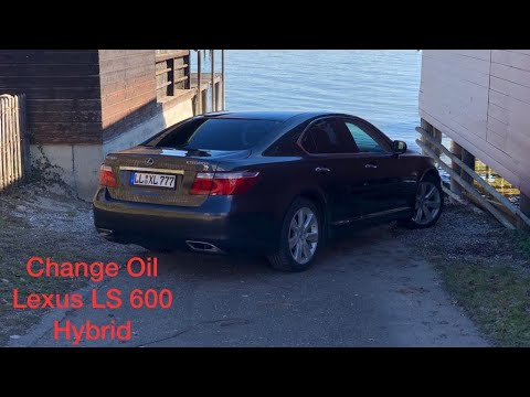 Видео: Lexus LS600H///замена масла