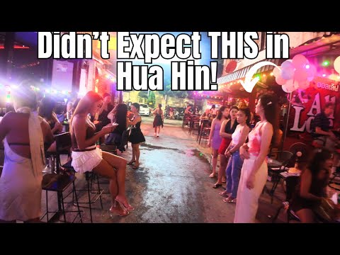 Видео: Я не ожидал такого в Хуахине! | Ночная прогулка по Сои Бинтабат